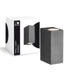 D'Lite Applique Murale Vrebos Noir Up & Down | IP54 - Convient Pour 2x GU10