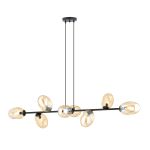 Emibig Suspension Luminaire Pandora Acier Noir | Convient pour 8x E14 - Max 10W