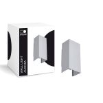 D'Lite Applique Murale Aurora Argent Up & Down 6.5W 500lm - 830-840 CCT | IP54