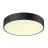 SLV Medo Pro 40 Mur et Plafonnier Aluminium Noir Rond 19W 2500lm - 930-940 CCT | IP50 - Meilleur Rendu Des Couleurs - Dimmable 