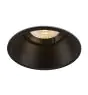SLV Horn-O Spot Aluminium Noir Rond | Diamètre 95mm - Convient pour 1x GU10 
