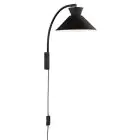 Nordlux Dial Applique Murale Métal Noir | Convient pour 1x E27