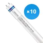 Lot 10x Philips Tube LED T8 MASTER (HF) Ultra Output 24W 3700lm - 840 Blanc Froid | 150cm - Équivalent 58W