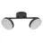 Ledvance LED Decor Spot Moon Staal Zwart 10W 560lm - 830 Warm Wit