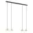 Emibig Hanglamp Elit Staal Zwart | Geschikt voor 4x GX53 - Max 12W