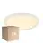 Voordeelpak 3x Nordlux LED Plafondlamp Oja 29 Wit 18W 1700lm - 827 Zeer Warm Wit | 294mm - IP20 - 3-staps Dimbaar