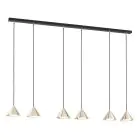 Emibig Hanglamp Elit Staal Zwart | Geschikt voor 6x GX53 - Max 12W